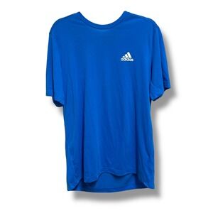 Adidas Mens Blue Aeroready Primegreen Training T-Shirt HD4115 L NEW Shirt Tee